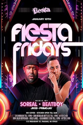 Friday, January 10 FIESTA FRIDAY