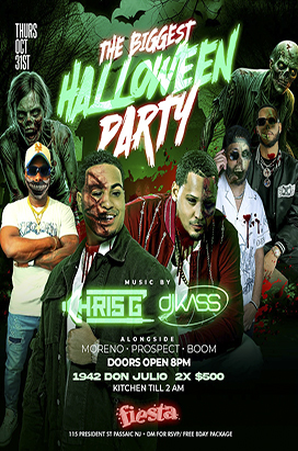 Thursday, October 31st THE BIGGEST HALLOWEEN PARTY