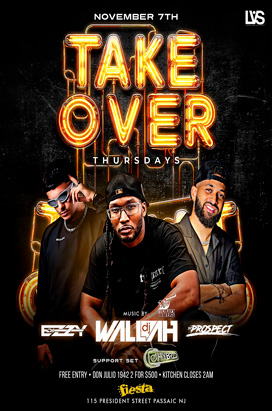 Thursday, November 7 TAKEOVER THURSDAY