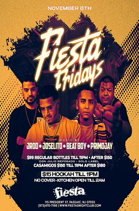 Friday, November 8 FIESTA FRIDAYS