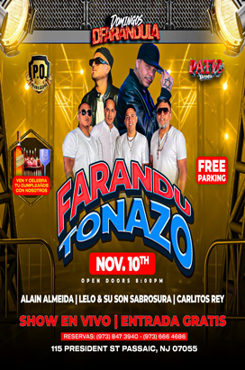 Sunday, November 10 DOMINGOS DE FARANDULA -FARANDU TONAZO