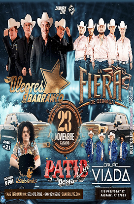 Saturday, November 23rd Los Alegres del Barranco