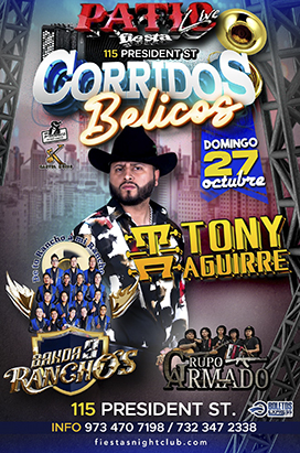 Sunday, October 27th CORRIDOS BELICOS