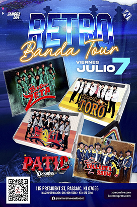 Friday, July 7th RETRO BANDA TOUR
