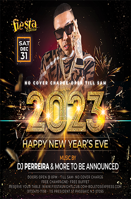 Saturday December 31st New Years Party 2023