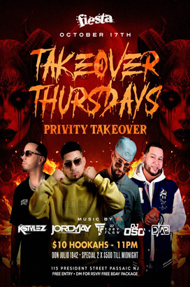 Thursday, October 17 TAKEOVER THURSDAY -PRIVITY TAKEOVER