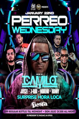 Wednesday, January 22nd PERREO WEDNESDAY