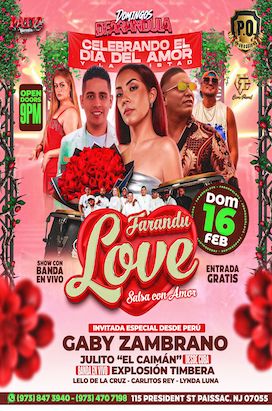 Sunday, February 16th DOMINGOS DE FARANDULA